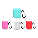 Funda Silicona Protector Slim Para Auriculares AirPods 1 2