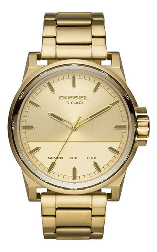 Diesel D-48 Reloj De Tres Manecillas Dorado Talla Única