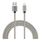 Cable Usb A Usb-c 3.0 2 Metros Mallado Intco-cp01-20-005