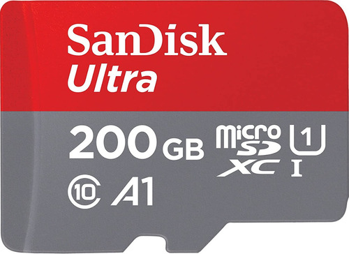 Cartão De Memória Sandisk 200gb Ultra Micro Sdxc Sdsqua4200g