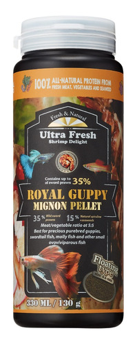 Alimento Azoo Plus Ultra Fresh Pellet Para Guppy 130g