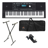 Teclado Musical Roland E-x20a Pedal Sustain Suporte Bag Ex20