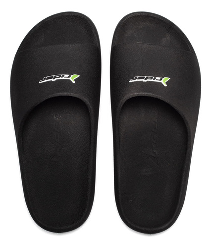 Chinelo Slide Masculino Rider Drip Preto/branco