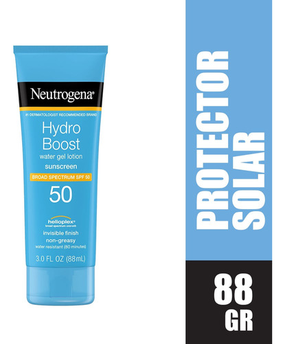 Protector Solar Neutrogena Hydro Boost Sp50 X 88ml