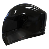 Casco Integral Moto Vertigo V32 Vanguard Negro Brillante