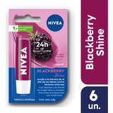 Nivea Protector Labial Blackberry Shine X 4,8gr Pack X6