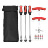 Kit Palanca Desmontador Llantas Moto Bici Herramientas Cambi