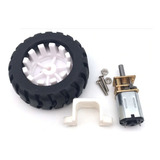 Motor N20 60 Rpm Llanta Abrazadera Kit  Eliminador 5v