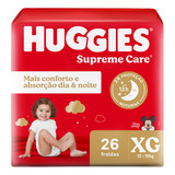 Huggies Fraldas Descartáveis Supreme Care 26 Unidades Xg