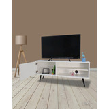 Mueble Para Tv Decomobil Credenza Con Pasacables  