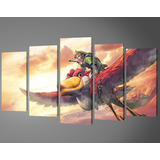 Cuadros En Canvas 100x56cm Link Zelda Skyward Sword Gamer