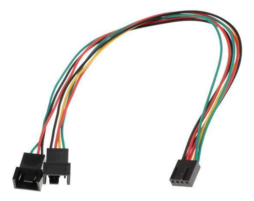 6 Cable De Extensión Del Ventilador De 4 Piezas Pwm Pc A 2