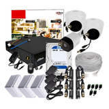 Kit Cámaras De Seguridad Cctv 4 Dahua 1080p + 3 Audio + D500