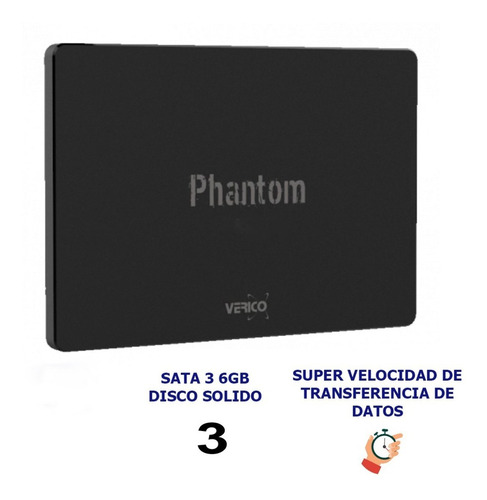 Disco Duro Estado Sólido Interno Verico 480 Gb Phantom Ssd