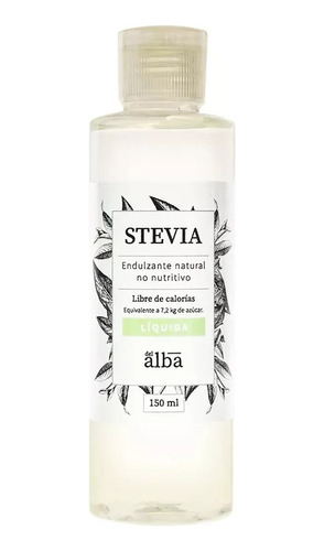 Stevia Líquida 150ml Apicola Del Alba Endulzante Natural