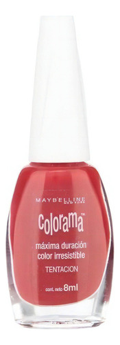 Esmalte De Uñas Color Maybelline Colorama De 8ml De 1 Unidades Color Tentação