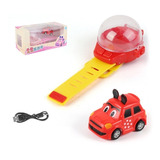 Mini Control Remoto Creativo Para Niños Reloj Coche-rojo Min