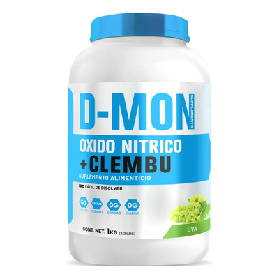 Óxido Nítrico + Clembuterol D-MON Pre Entreno 1kg Sabor Uva | Meses sin interés