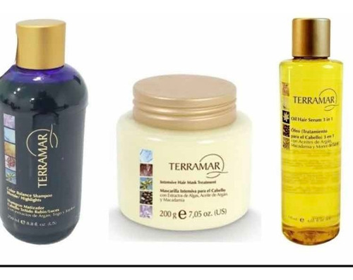 Set Capilar:shampoo Matizador,mascarilla Y Óleo 120ml+regalo