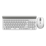 Kit Teclado Y Mouse Inalambrico Acteck 2.4ghz 1600dpi Blanco