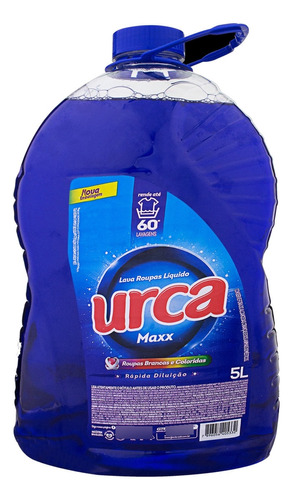 Lava-roupas Líquido Azul Urca Maxx Galão 5 Litros