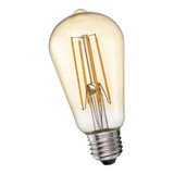 Lampara Luz Led Vintage 8w Filamento E27 Calida Decorativa