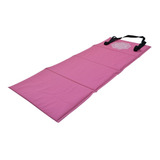 Colchoneta Tipo Libro Alta Densidad 100 Kg Slim Sonnos Color Rosa Lady