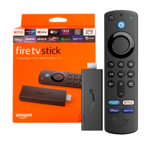 Amazon Fire Tv Stick 3ª Geração Alexa Bivolt Original