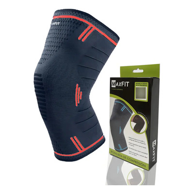 1 Par Rodillera Elastica De Compresion Correr Maxfit Hz904 Color Rojo Talla M | MercadoLibre