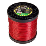 Fio Cortador De Grama Vermelho 1,6mm 2kg Mazzaferro