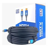 Cabo Hdmi 4k 15 Metros Blindado 2.0 Ethernet 4k Ultra Hd Nf