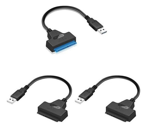 Disco Duro Con 3 Cables Usb Sata 2.5 De 22 Pines (múltiples)