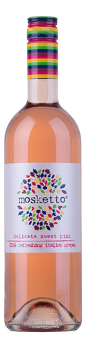 Vinho Italiano Frisante Mosketto Rosé Suave 750ml