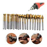 Kit De 20 Brocas De Carburo De Madera Para Dremel Mototool