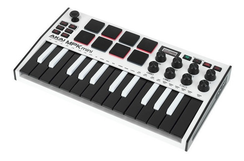 Akai Mpk Mini Mk3 Teclado Controlador Midi / White Edition