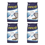 Areia Higiênica Sanitária Kelco Pipicat Ultra Light 2kg 4 Un