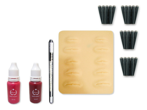 Kit  Micropigmentacion Labios Biotouch 1/2oz. 