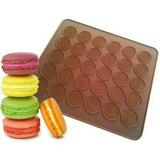 Placa Molde De Silicona Macarons X30 Cavidade Repostería