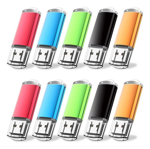 Multicolor 10 Piezas 2 Gb 4 Gb 8 Gb 16 Gb Unidad Flash Usb 2