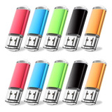  Multicolor 10 Peças 2 Gb 4 Gb 8 Gb 16 Gb Unidade Flash Usb 