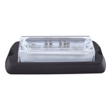 Luz Auxiliar Ultra Brillante X13 Barra De 4 Leds Color Ambar