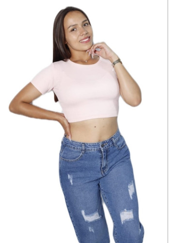 Crop Top Basico (  Hecho En Peru )