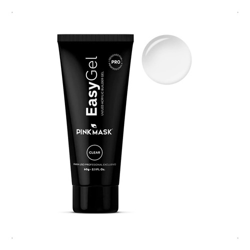 Easy Gel Pink Mask (polygel) X 60gr/2.1floz Color Clear