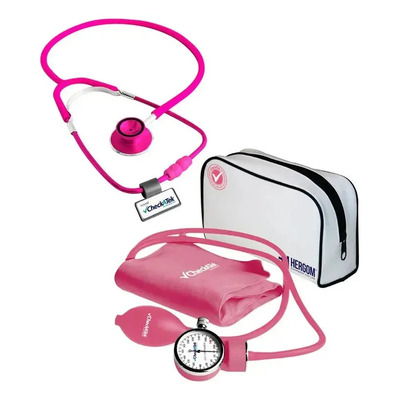 Kit Baumanómetro Doble Campana Popular Rosa Checkatek | Meses sin interés