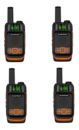 4 (cuatro) Mini Radio Baofeng Bf-t19  Uhf  M. S. I.