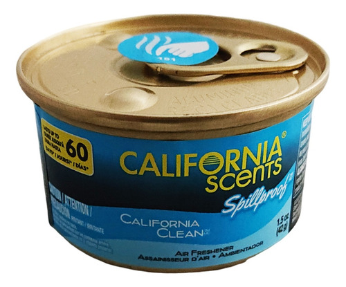 Aromatizante California Scents Para Autos Aroma A Limpio