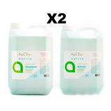 2 Kit Shampoo + Balsam Aceite De Argan Nov X 3900ml C/u