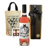 Box Vino Cordero Con Piel De Lobo Rose Estuche Regalo 