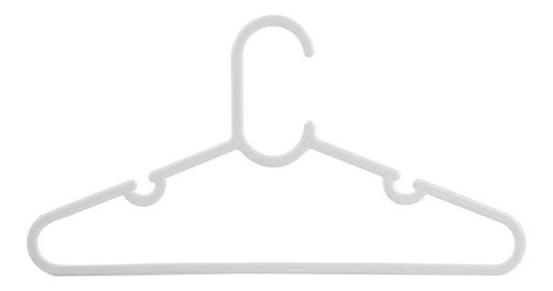 Cabide Infantil Kit Com 5 Unidades Branco 14190 Buba