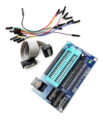 Adaptador Zocalo Zif-multiprog Eeprom Y Microcontroladores